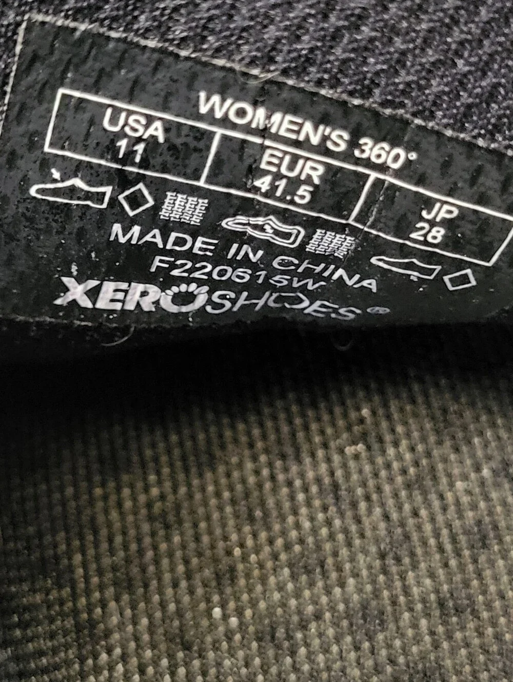 Xero Shoes 360 Barefoot Athletic Running Shoes Sneaker Women's Size 11